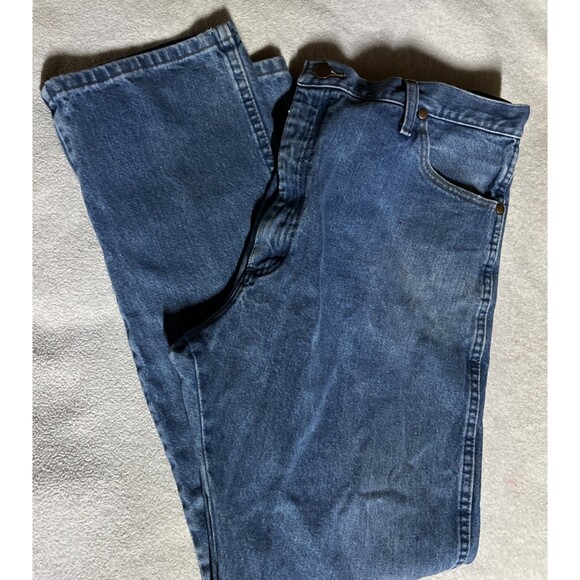 Wrangler Cowboy Cut Mens Jeans 38 x 32 Medium Wash Fit RN 130273 - Picture 3 of 12